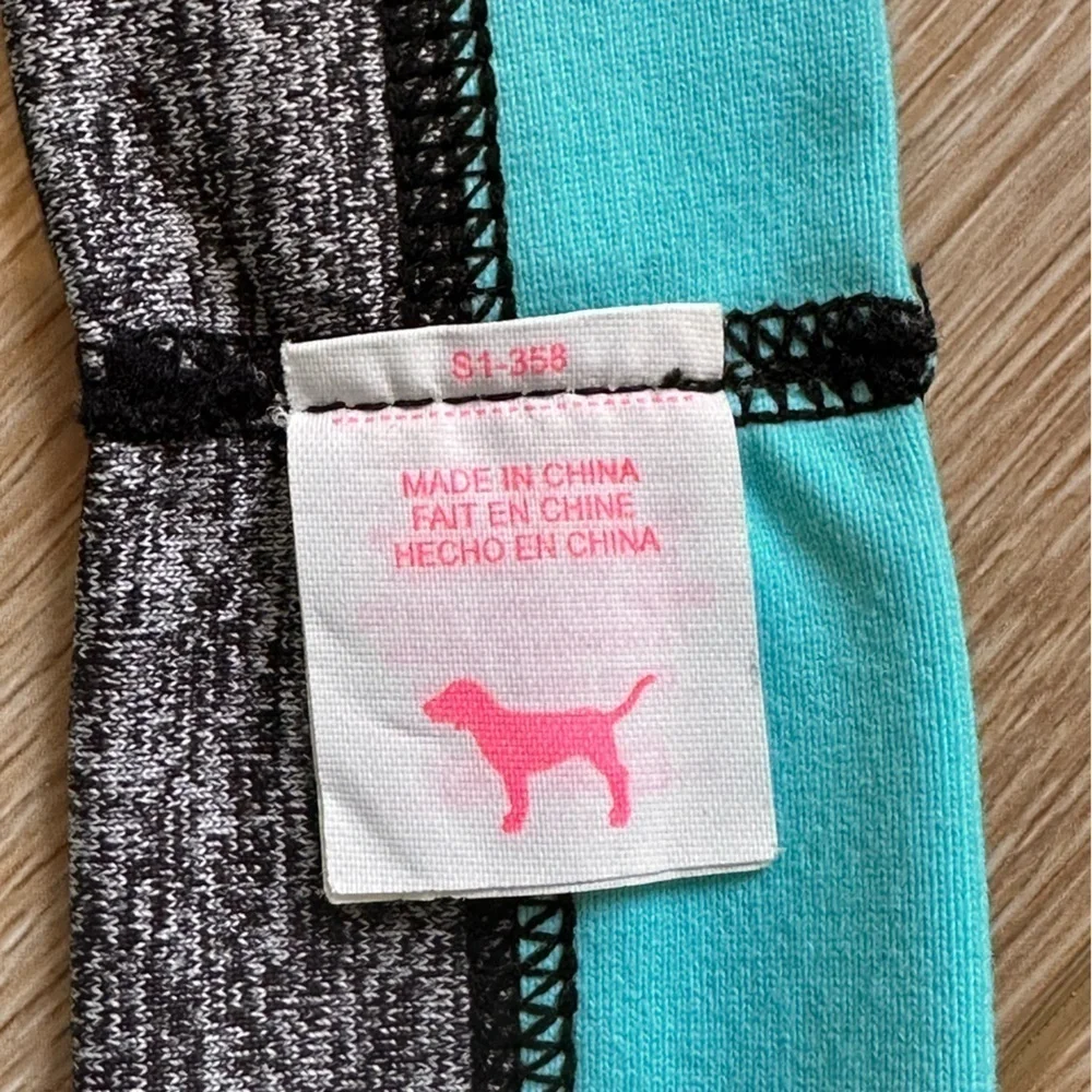 Victoria’s Secret Pink Gray & Blue Athletic Headband Athleisure Sporty Workout